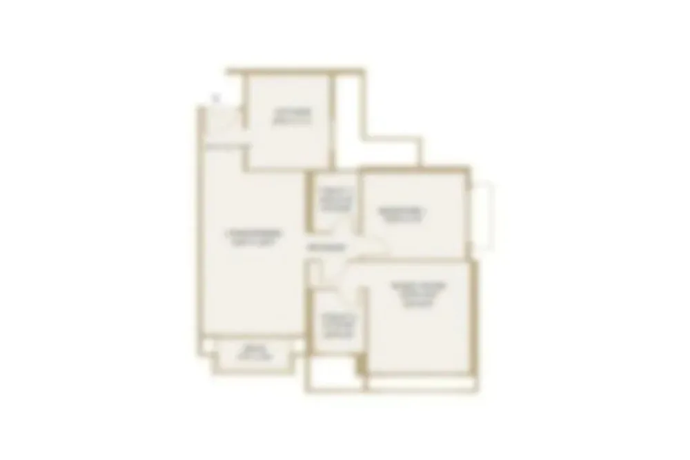 2 BHK Floor Plan