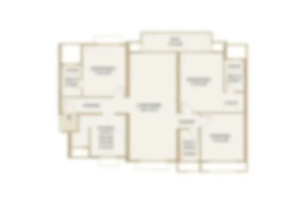 3 BHK Floor Plan